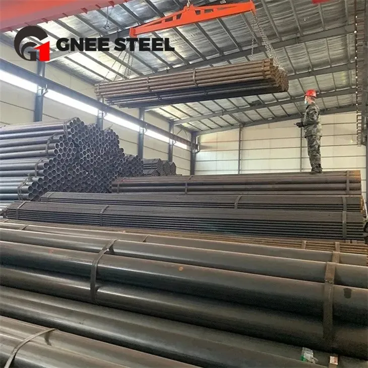 Welded Pipe stockpiles