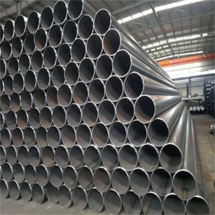 Couture droite en acier au carbone ASTM A252 soudée