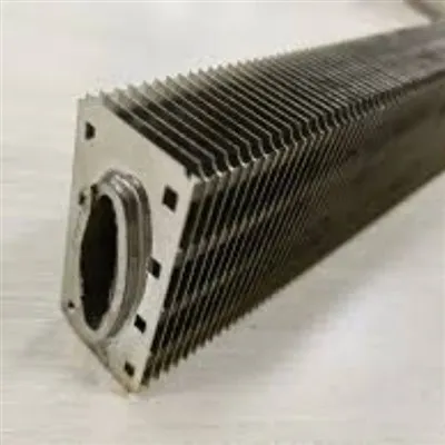 Tube elliptique avec tube à ailettes rectangulaires|Tube à ailettes ovale