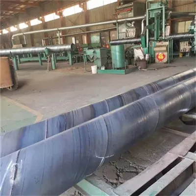 Tuyau soudé en spirale de carbone Q235B